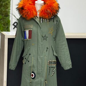 Parka s pravou kožušinou